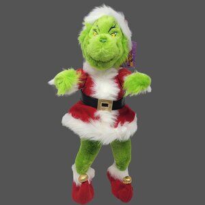 How the Grinch Stole Christmas Bendable Plush 16" circa 2000 HTF NWT